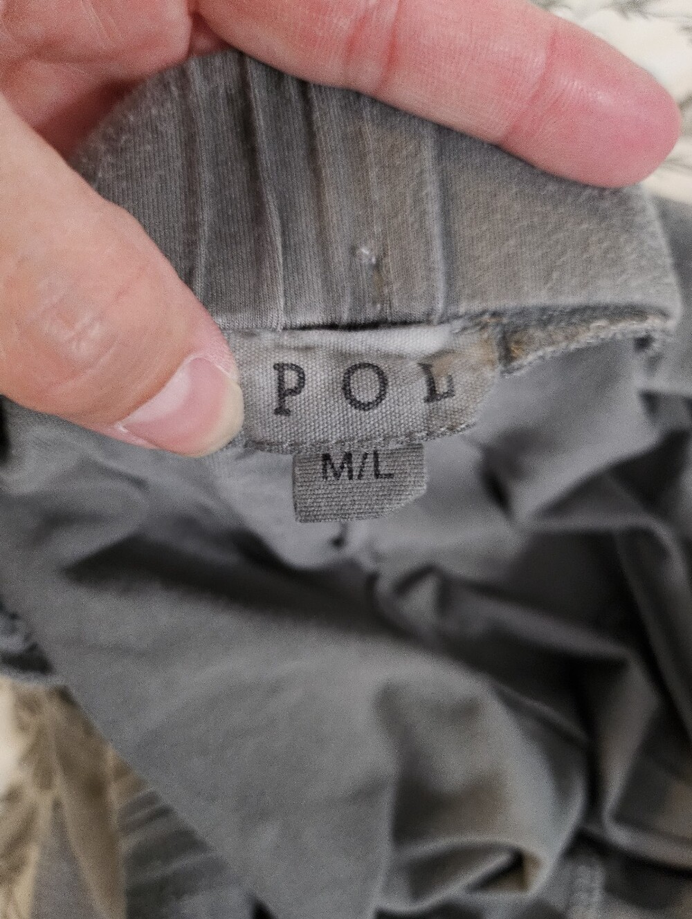 Casual Wide-Leg Drawstring Lounge Pants — Gray - Picture 3 of 3